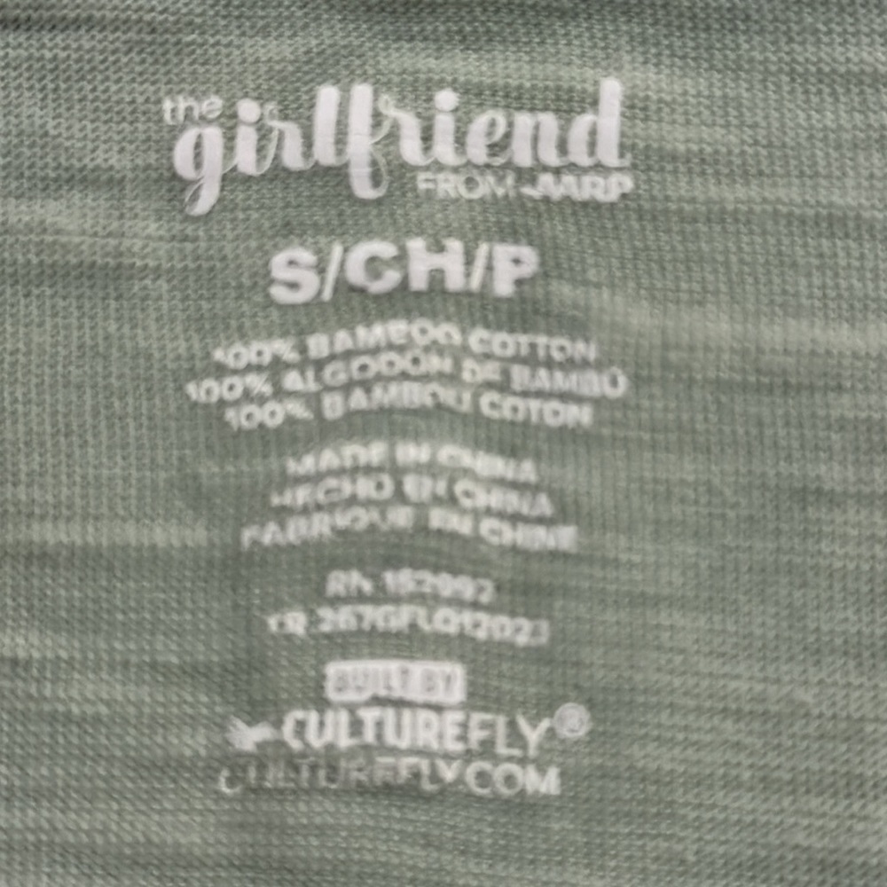 The Girlfriend From AARP Nightshirt 100% Bamboo Cotton Heathered Mint Size S - Picture 6 of 8
